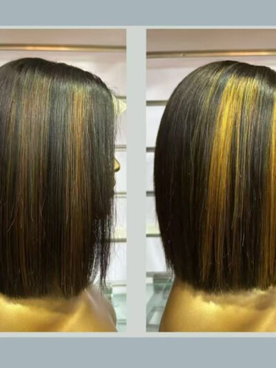 Wig, real human hair, smooth and durable